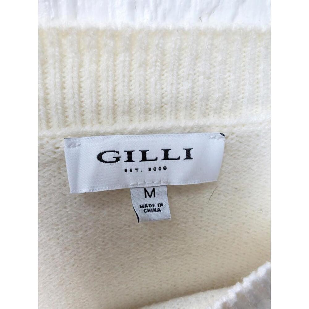 Gilli Champagne Glass Pullover Holiday Party Sweater Celebrate NYE Shower Medium - Picture 5 of 7
